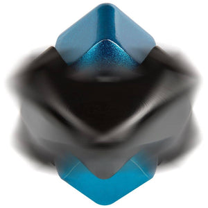 Geschicklichkeitsspielzeug – Fidget Cube Spinner - schwarz/blau