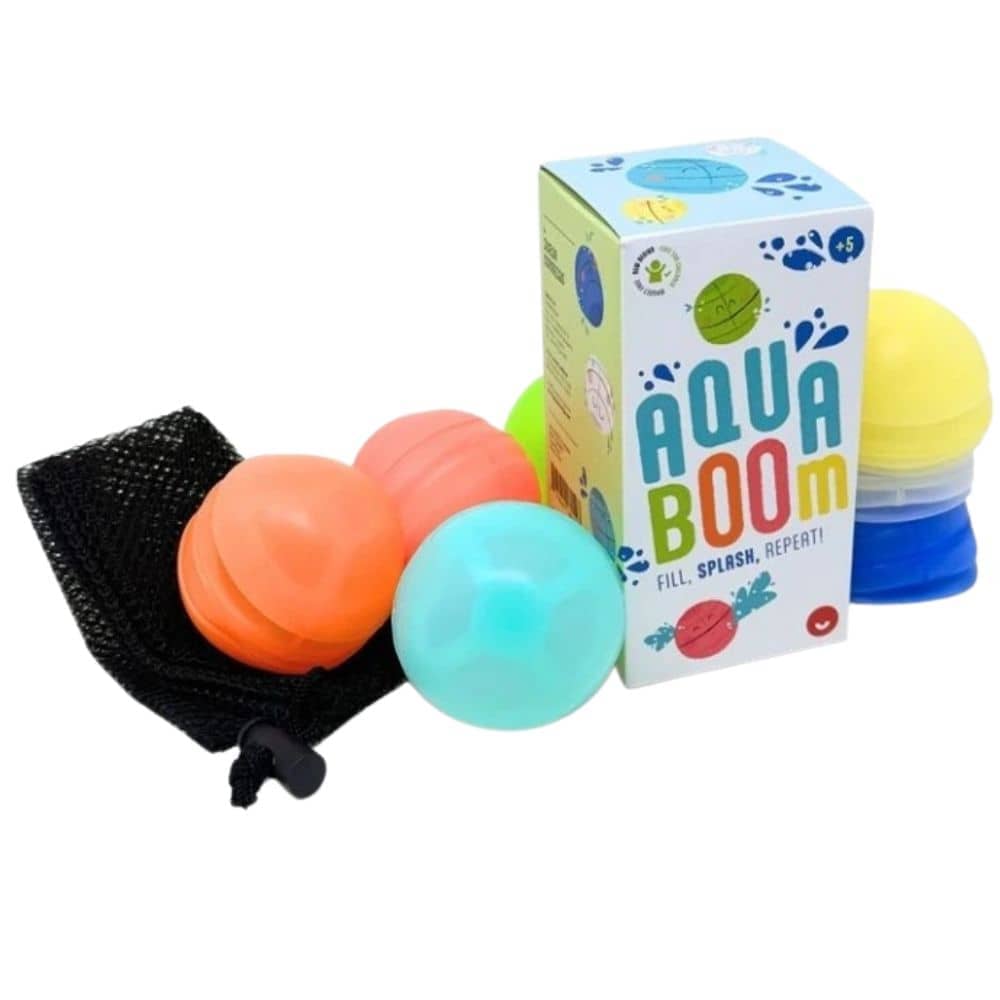 Wiederverwendbare Silikon-Wasserbomben - Aqua-boom 7 Stück