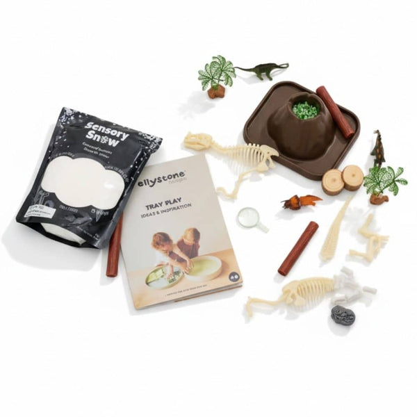 Sensorik-Set - Dinosaurier-Welt mit Tray Play