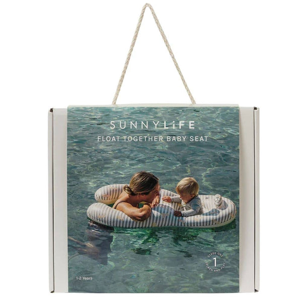 Schwimmender Babysitz – Duck Sage Stripe