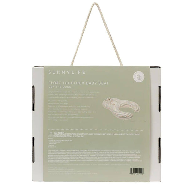 Schwimmender Babysitz – Duck Sage Stripe