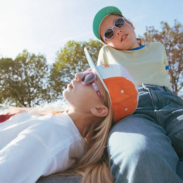 Flexible polarisierte Kindersonnenbrille Urban 4-7 J. - Fuschia Lavender