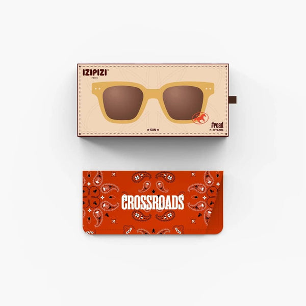 Polarisierte Sonnenbrille Road für 7–11-Jährige – Golden Canyon