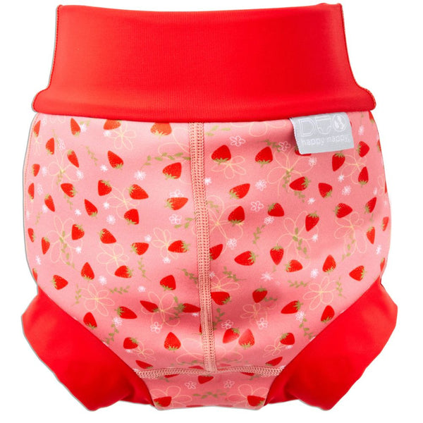 Happy Nappy DUO Schwimmwindel 12–24 Monate – Strawberry Field (XL)