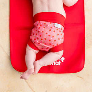 Happy Nappy DUO Schwimmwindel 12–24 Monate – Strawberry Field (XL)
