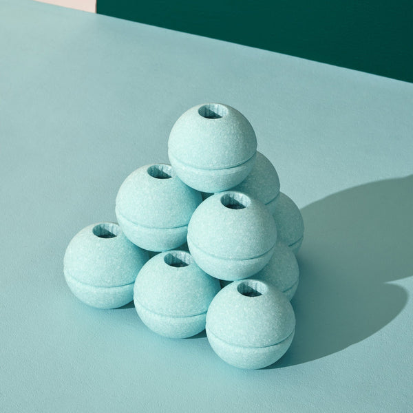 Schaumstoffball - ocean mint/forest green