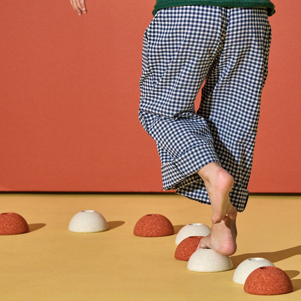 Schaumstoffball - sand grey/honey yellow