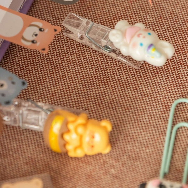 5er-Set Mini-Clips – Bären