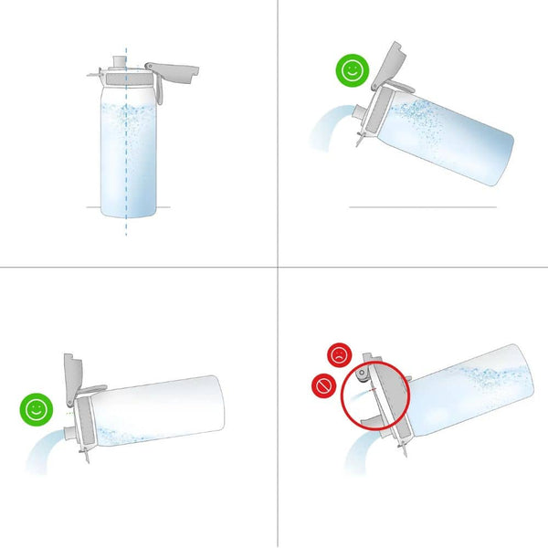 Trinkflasche für Kinder 500 ml ION8 - Construction