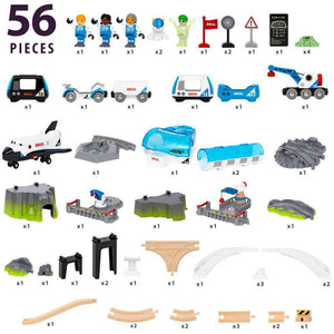 Übersicht aller 56 Teile des Space Deluxe Sets