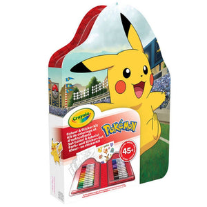 Malset mit Filzstiften und Stickern 47-tlg. – Pokémon 4+
