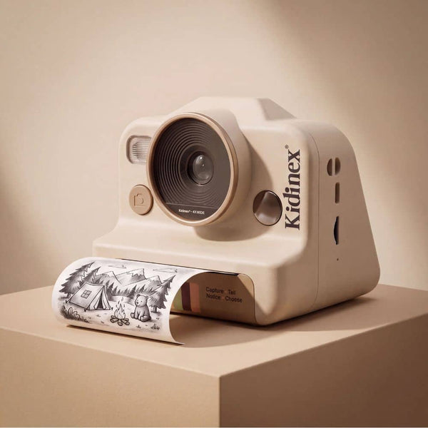 Digitalkamera mit Sofortdrucker für Kinder – KidSnap Beige