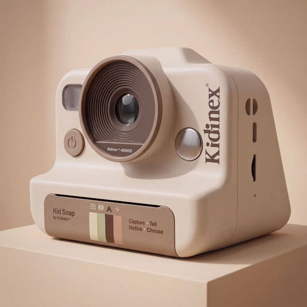 Digitalkamera mit Sofortdrucker für Kinder – KidSnap Beige