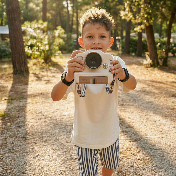 Digitalkamera mit Sofortdrucker für Kinder – KidSnap Beige