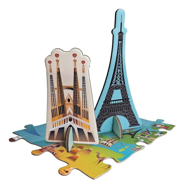 3D-Puzzle – Weltwahrzeichen (240 Teile)