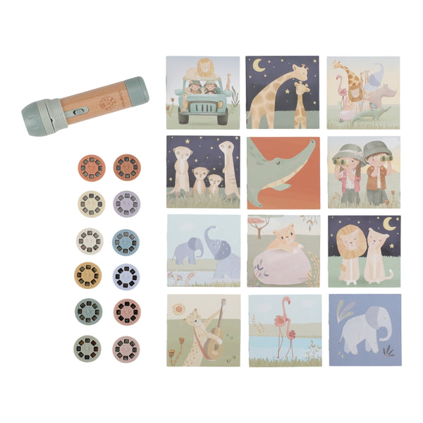 Projektor-Taschenlampe - Safari Friends