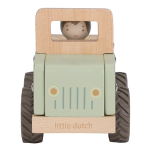 Holzauto grün - Safari Friends
