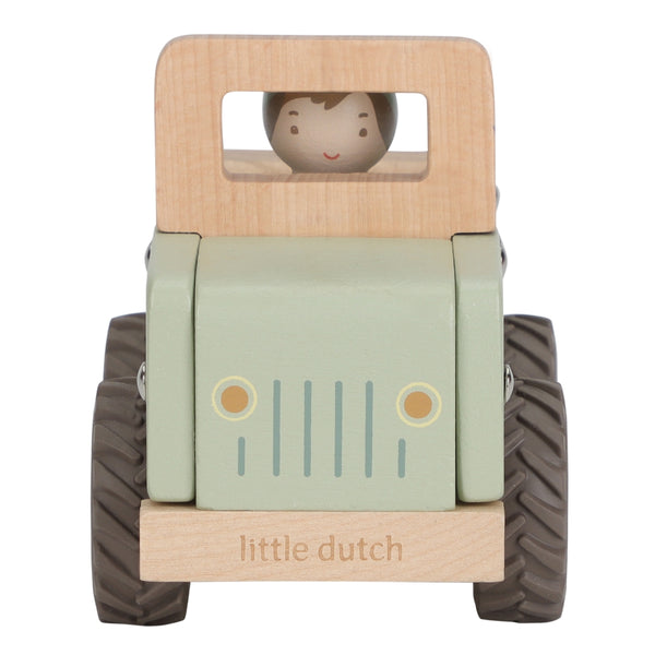 Holzauto grün - Safari Friends