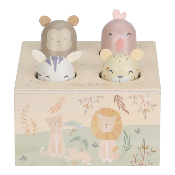 Pop-Up-Spielzeug - Safari Friends