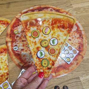 Logikspiel - Pizza Rummy (Magnetisches Kartenspiel)