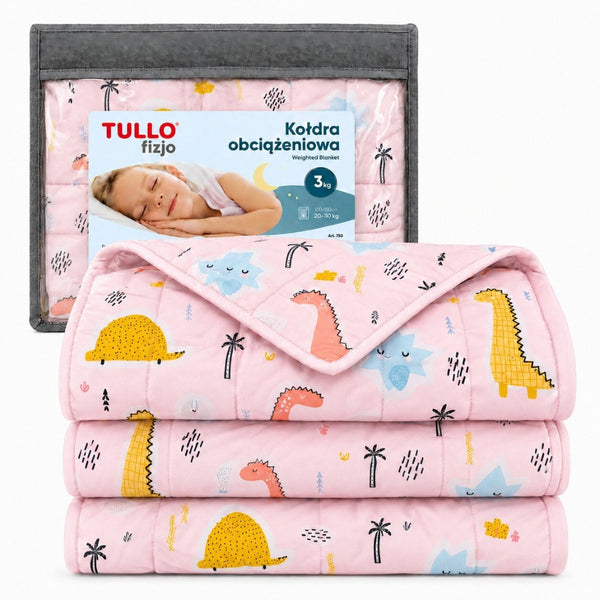 Sensorische Gewichtsdecke – Rosa, 4 kg