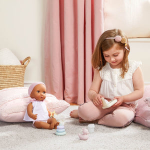 Set zum Wickeln einer Babypuppe mit zusätzlichem Zubehör