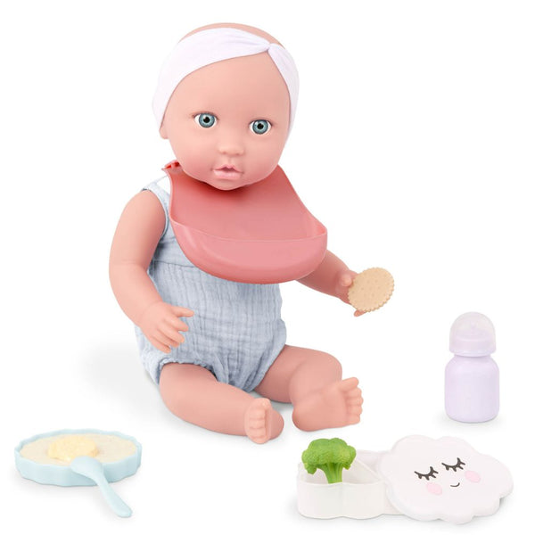 Fütterungsset für Babypuppen mit zusätzlichem Zubehör