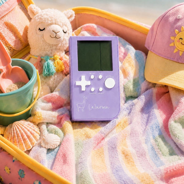 Handheld-Spielkonsole – violett