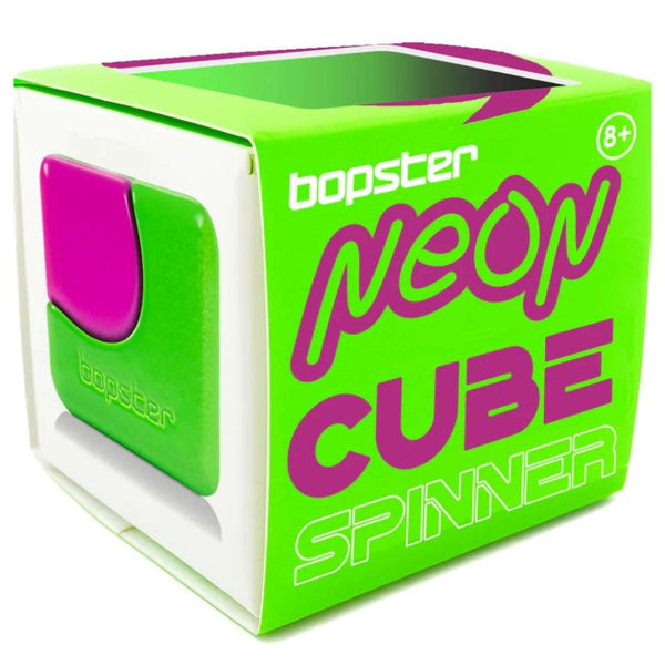 Geschicklichkeitsspielzeug - Fidget Cube Spinner - Neongrün/Violett