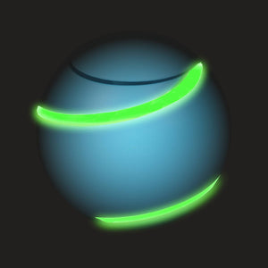 Geschicklichkeitsspielzeug - Spin Ball Spinner - Neonblau