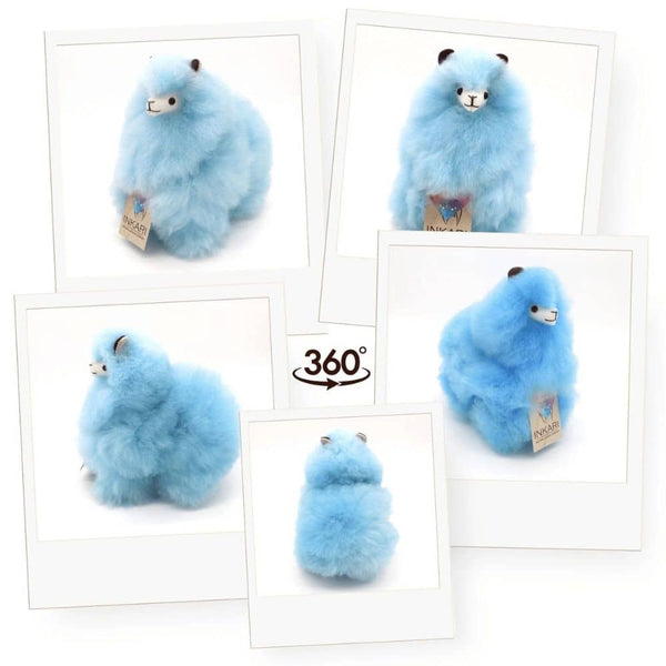 Kuscheltier – Alpaka Rainbows, Baby Blue (23 cm)