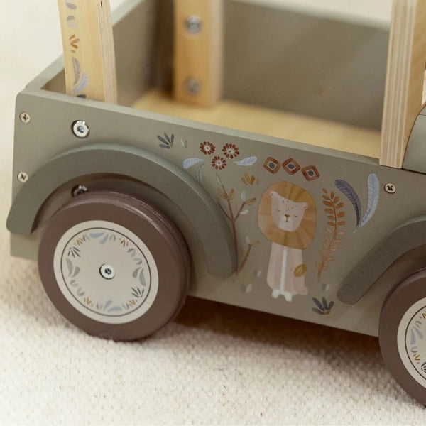 Holz-Lauflernwagen Auto - Safari Friends