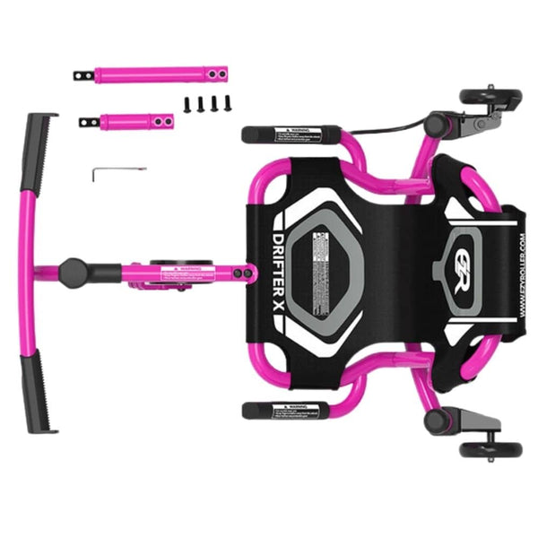 Drifting-Sitz-Gokart & Kinderfahrzeug - Drifter X Pink (4-12 Jahre)
