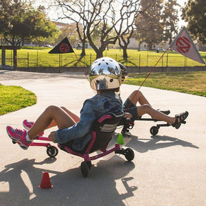 360° Action-Sitz-Gokart & Kinderfahrzeug - Spinner X Pink (4-12 Jahre)