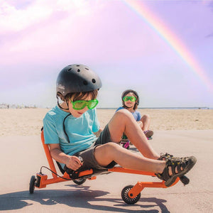 Kinderfahrzeug & Sitz-Gokart mit Beinantrieb - Classic Pink (3-12 Jahre)
