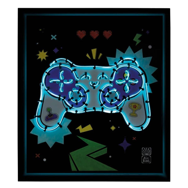 DIY-Leuchtdeko-Set - Neon Gamepad
