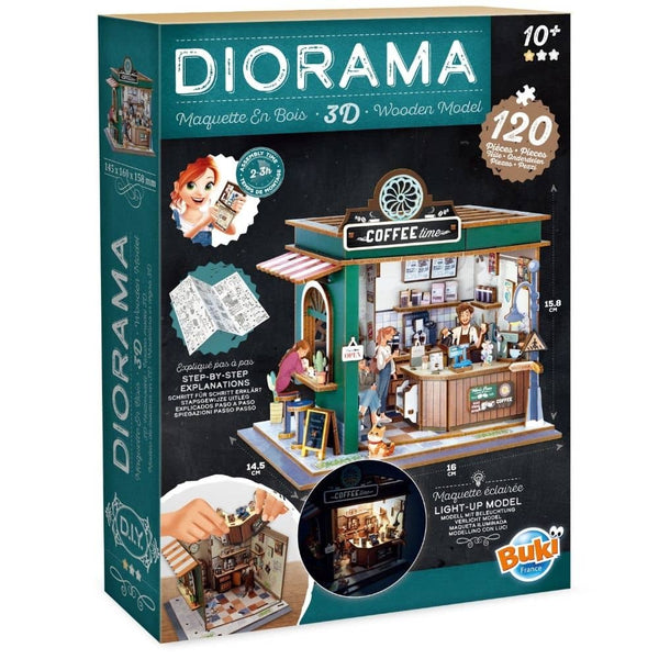 DIY-Kreativset - DIORAMA 3D Café