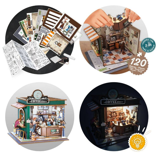 DIY-Kreativset - DIORAMA 3D Café