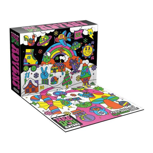Adventskalender - NeeDoh - Set mit 24 bunten Knautschbällen