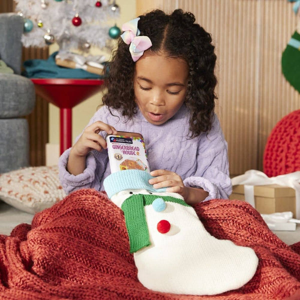 Magnetische Bausteine - microMAGS- Gingerbread House Travel, 24-teilig