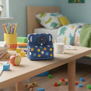 Kinderkamera mit Sofortdruck MOB PixiPrint Smiley World in Blau - Ansicht 3