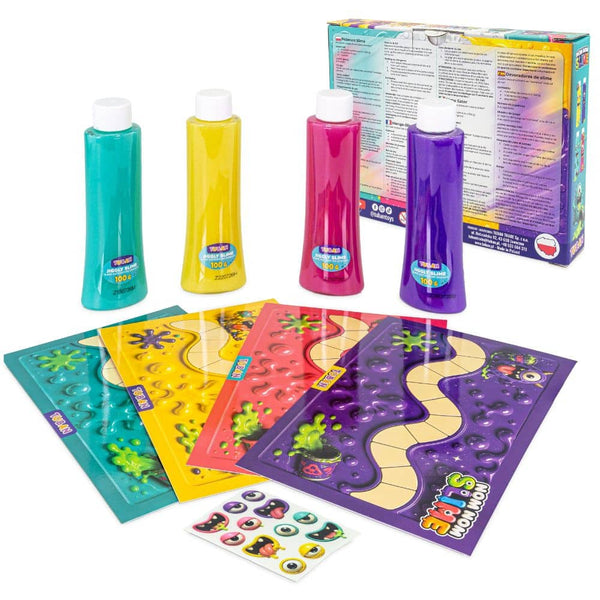 Sensorisches Geschicklichkeitsspiel Jiggly Slime – Nom nom slime (2–4 Spieler)