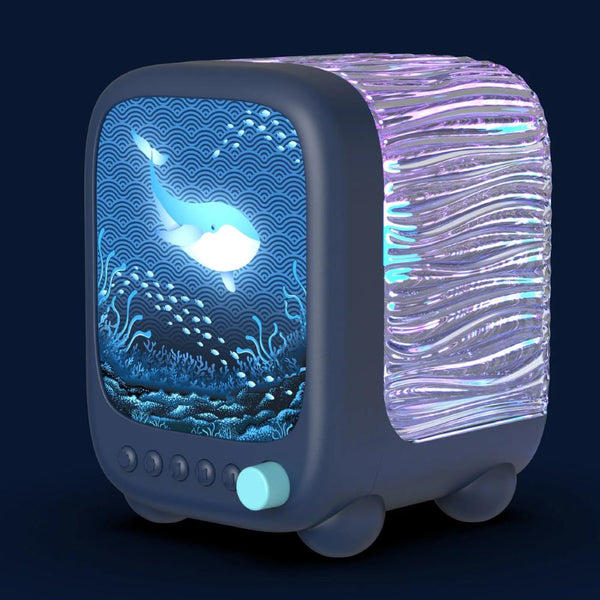 Wavy Light – Projektionslampe & Lautsprecher 3in1 - Tiefsee