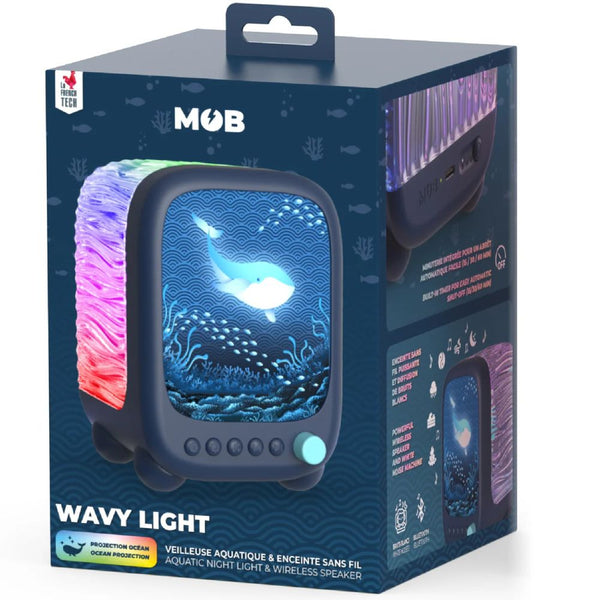 Wavy Light – Projektionslampe & Lautsprecher 3in1 - Tiefsee