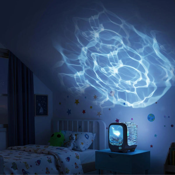 Wavy Light – Projektionslampe & Lautsprecher 3in1 - Tiefsee