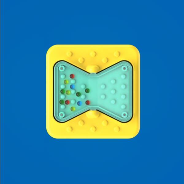 Sensorisches Quadrat PlayTab – Sanduhr