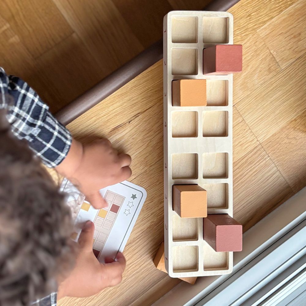 Montessori Balancierspiel - Equilibrium (16 Holzblöcke)