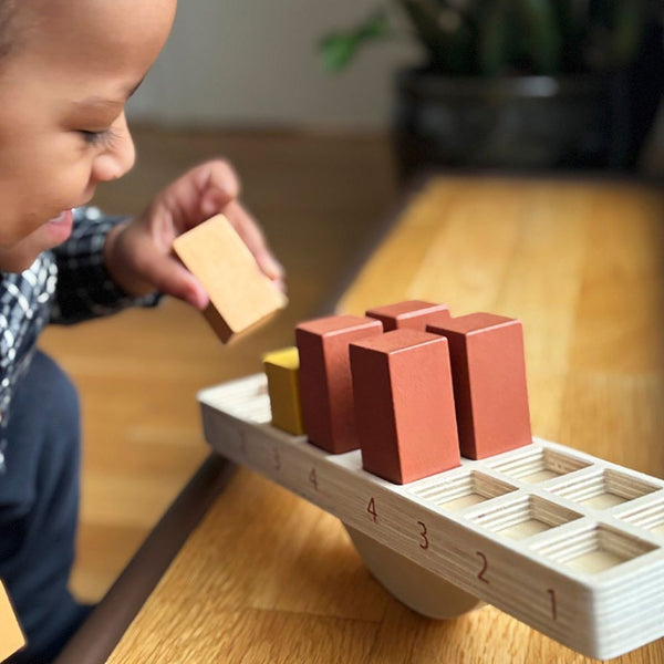 Montessori Balancierspiel - Equilibrium (16 Holzblöcke)