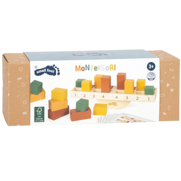 Montessori Balancierspiel - Equilibrium (16 Holzblöcke)