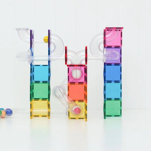 Magnetische Bausteine - Ball Run Bright Pack (114 Teile)